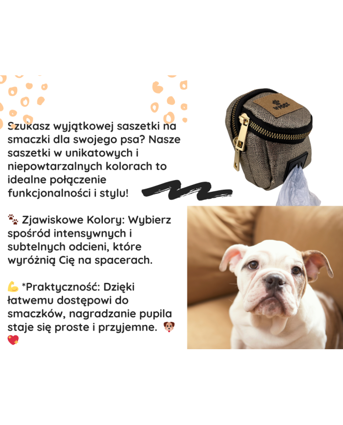 Saszetka na smaczki i woreczki