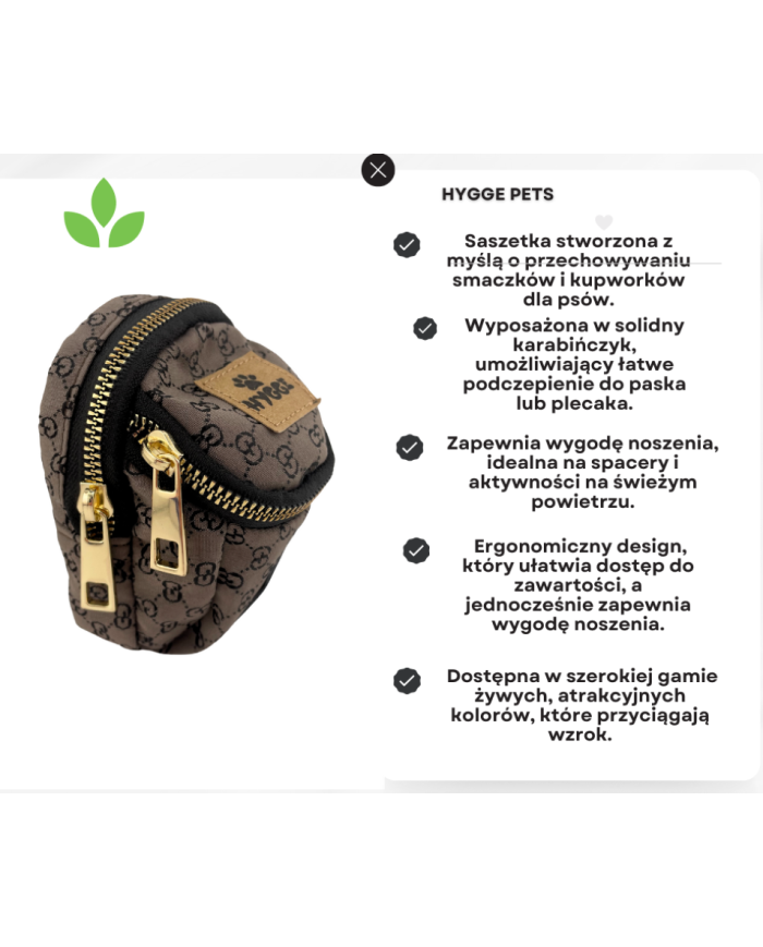 Saszetka na smaczki i woreczki